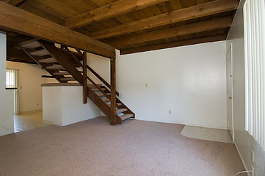 spacious living room